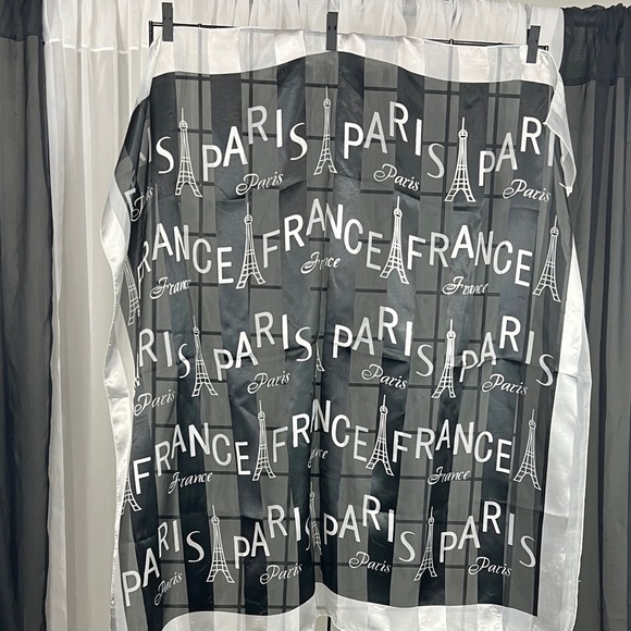 Vintage PARIS motif Black and White France themed Print Silky Scarf
Great 🎁 - Picture 3 of 9